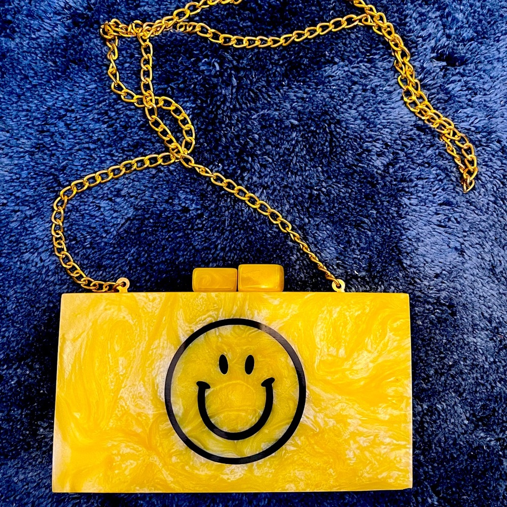 Smiley Face Acrylic Purse
